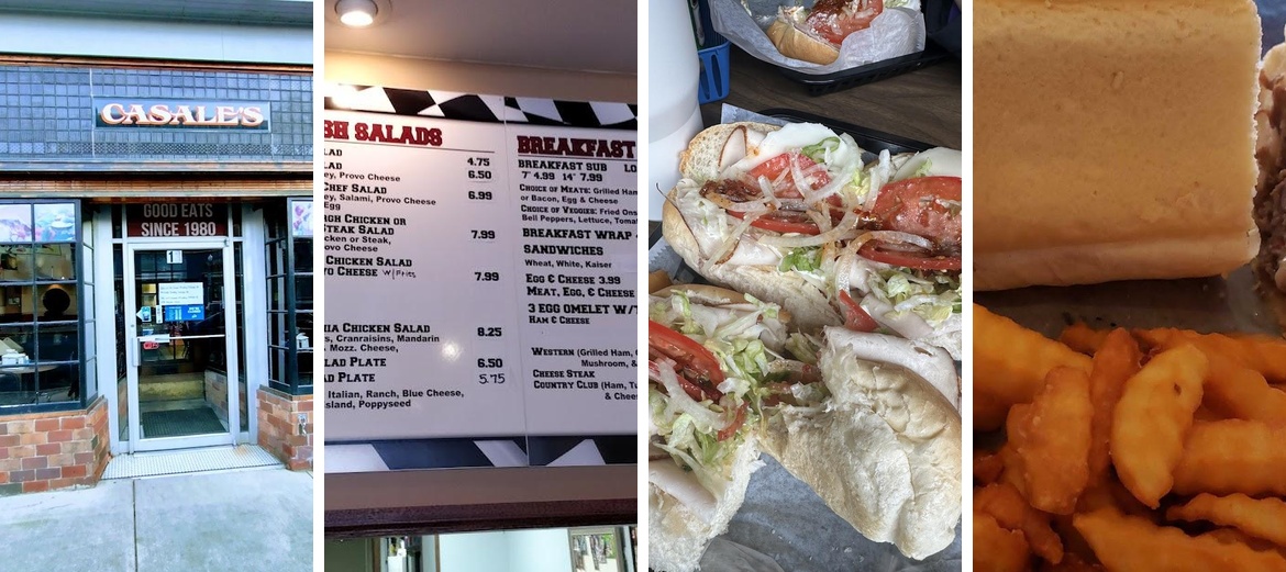 Casale's Sub Shop Menu